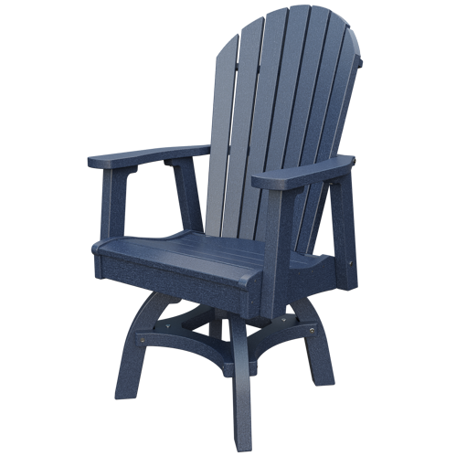 Patiova Recycled Plastic Adirondack Swivel Chair (Dining Height) - LEAD TIME TO SHIP 4 WEEKS