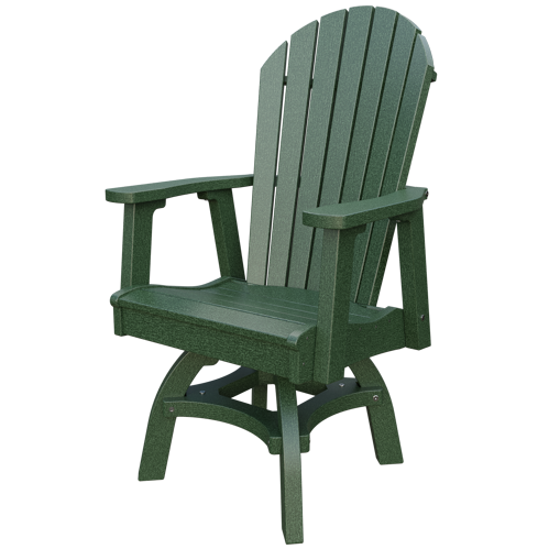 Patiova Recycled Plastic Adirondack Swivel Chair (Dining Height) - LEAD TIME TO SHIP 4 WEEKS