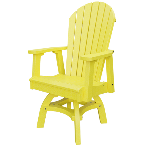 Patiova Recycled Plastic Adirondack Swivel Chair (Dining Height) - LEAD TIME TO SHIP 4 WEEKS