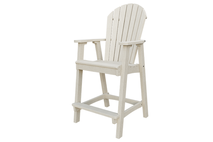 Patiova Recycled Plastic Amish Crafted Adirondack Bar Chair (BAR HEIGHT) - LEAD TIME TO SHIP 4 WEEKS