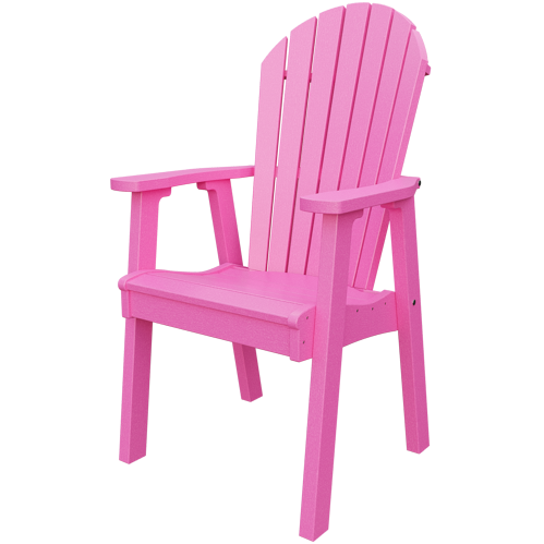 Patiova Recycled Plastic Amish Crafted Adirondack Dining Chair - LEAD TIME TO SHIP 6 WEEKS OR LESS