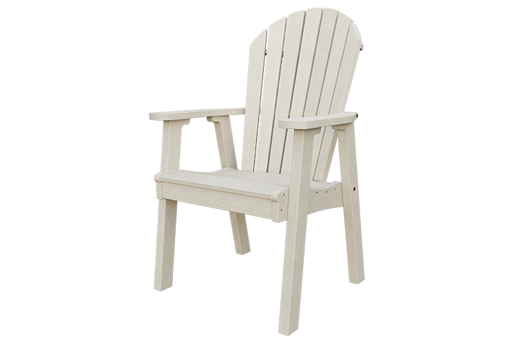 Patiova Recycled Plastic Amish Crafted Adirondack Dining Chair - LEAD TIME TO SHIP 6 WEEKS OR LESS