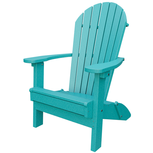 Patiova Recycled Plastic Amish Crafted Adirondack Folding Chair - LEAD TIME TO SHIP 6 WEEKS OR LESS