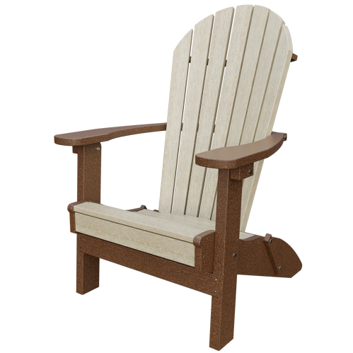 Patiova Recycled Plastic Amish Crafted Adirondack Folding Chair - LEAD TIME TO SHIP 6 WEEKS OR LESS