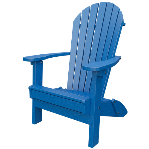 Patiova Recycled Plastic Amish Crafted Adirondack Folding Chair - LEAD TIME TO SHIP 6 WEEKS OR LESS