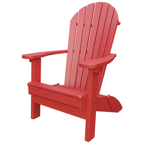 Patiova Recycled Plastic Amish Crafted Adirondack Folding Chair - LEAD TIME TO SHIP 6 WEEKS OR LESS