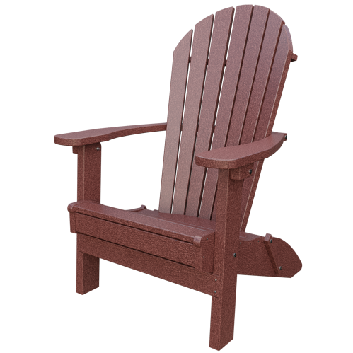 Patiova Recycled Plastic Amish Crafted Adirondack Folding Chair - LEAD TIME TO SHIP 6 WEEKS OR LESS