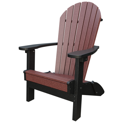 Patiova Recycled Plastic Amish Crafted Adirondack Folding Chair - LEAD TIME TO SHIP 6 WEEKS OR LESS