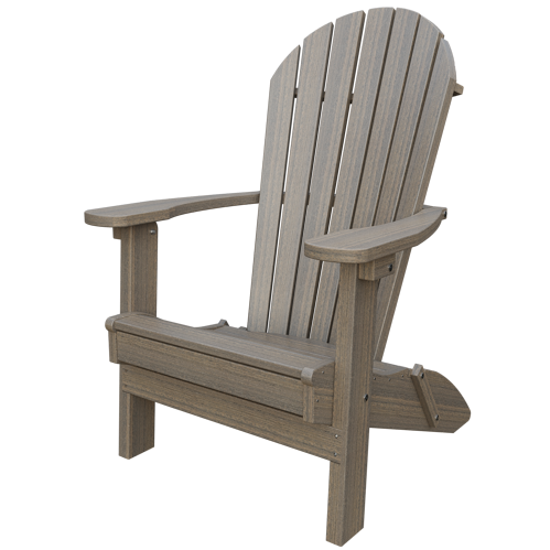 Patiova Recycled Plastic Amish Crafted Adirondack Folding Chair - LEAD TIME TO SHIP 6 WEEKS OR LESS