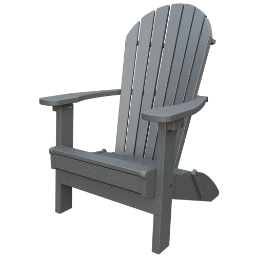 Patiova Recycled Plastic Amish Crafted Adirondack Folding Chair - LEAD TIME TO SHIP 6 WEEKS OR LESS