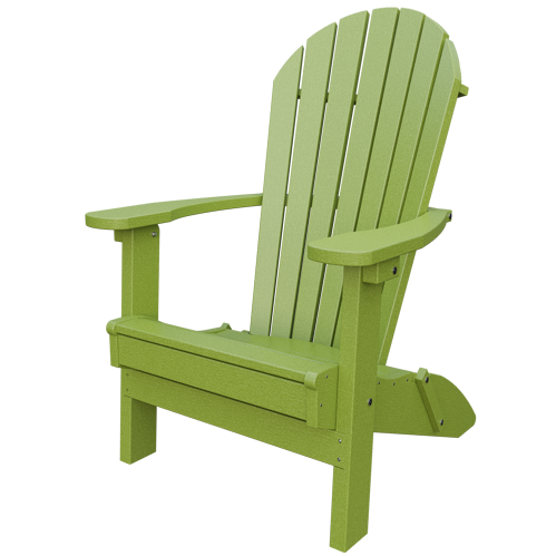 Patiova Recycled Plastic Amish Crafted Adirondack Folding Chair - LEAD TIME TO SHIP 6 WEEKS OR LESS