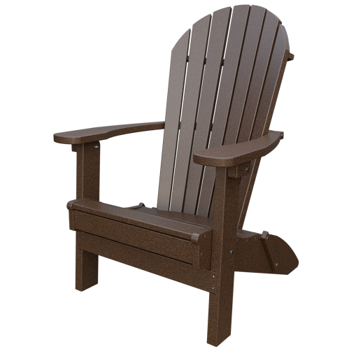 Patiova Recycled Plastic Amish Crafted Adirondack Folding Chair - LEAD TIME TO SHIP 6 WEEKS OR LESS