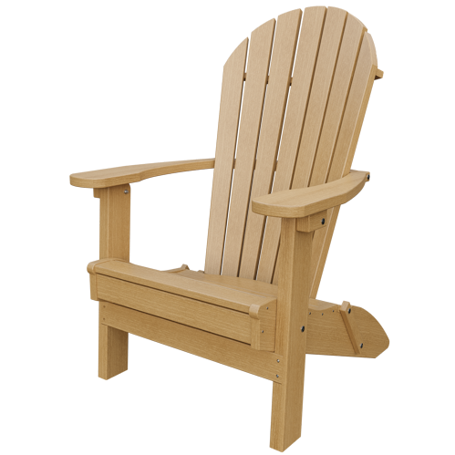 Patiova Recycled Plastic Amish Crafted Adirondack Folding Chair - LEAD TIME TO SHIP 6 WEEKS OR LESS