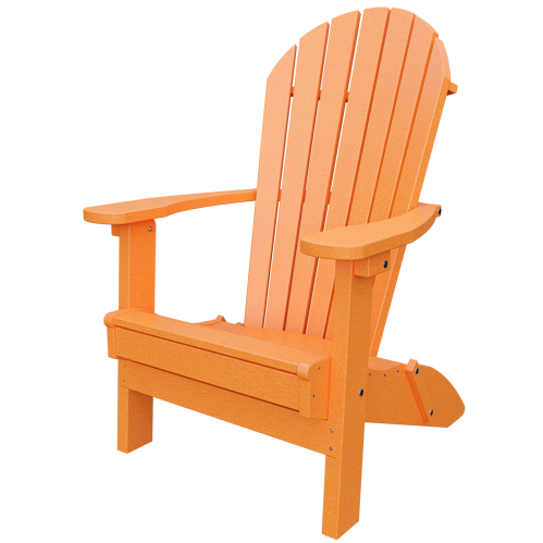 Patiova Recycled Plastic Amish Crafted Adirondack Folding Chair - LEAD TIME TO SHIP 6 WEEKS OR LESS