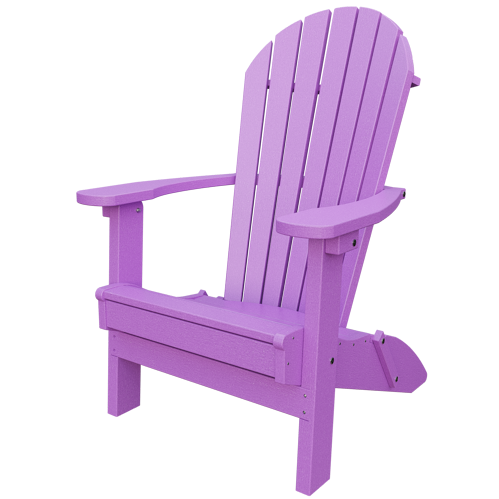 Patiova Recycled Plastic Amish Crafted Adirondack Folding Chair - LEAD TIME TO SHIP 6 WEEKS OR LESS