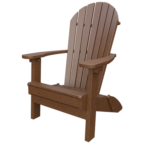 Patiova Recycled Plastic Amish Crafted Adirondack Folding Chair - LEAD TIME TO SHIP 6 WEEKS OR LESS