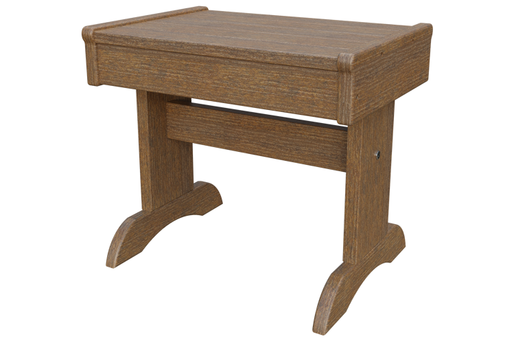 Patiova Recycled Plastic Adirondack Rectangular End Table - LEAD TIME TO SHIP 6 WEEKS OR LESS