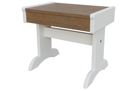 Patiova Recycled Plastic Adirondack Rectangular End Table - LEAD TIME TO SHIP 6 WEEKS OR LESS