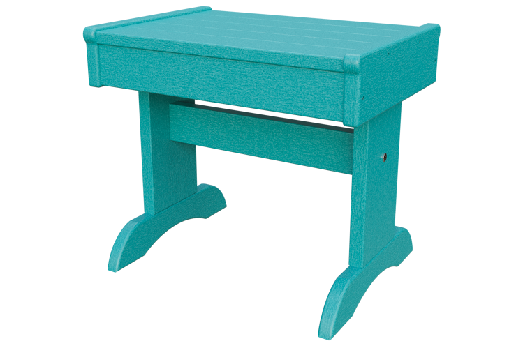 Patiova Recycled Plastic Adirondack Rectangular End Table - LEAD TIME TO SHIP 6 WEEKS OR LESS