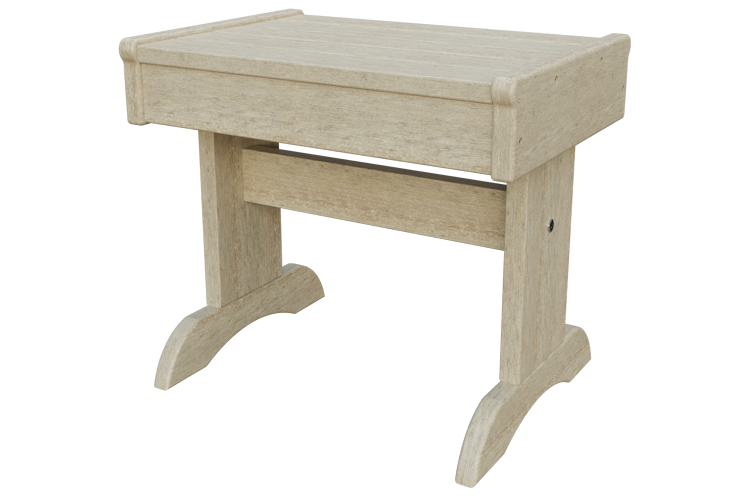 Patiova Recycled Plastic Adirondack Rectangular End Table - LEAD TIME TO SHIP 6 WEEKS OR LESS