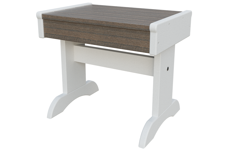 Patiova Recycled Plastic Adirondack Rectangular End Table - LEAD TIME TO SHIP 6 WEEKS OR LESS