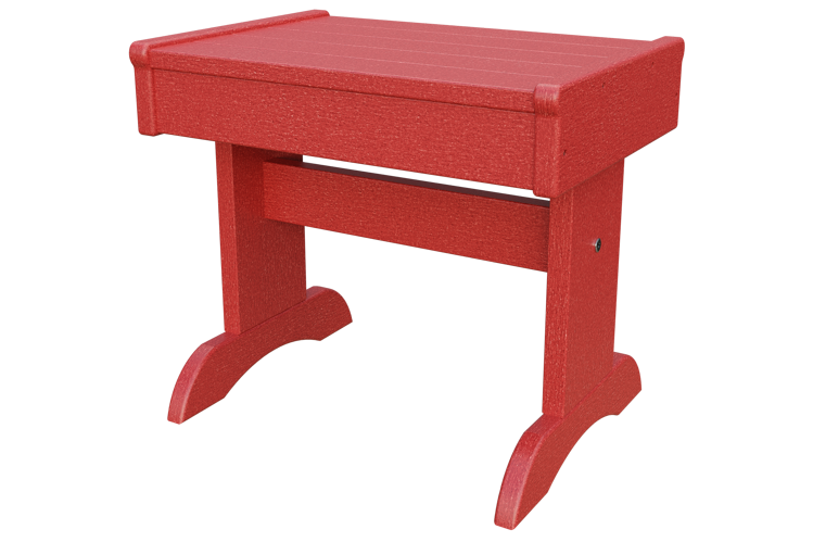 Patiova Recycled Plastic Adirondack Rectangular End Table - LEAD TIME TO SHIP 6 WEEKS OR LESS