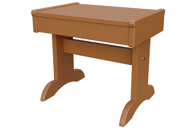 Patiova Recycled Plastic Adirondack Rectangular End Table - LEAD TIME TO SHIP 6 WEEKS OR LESS