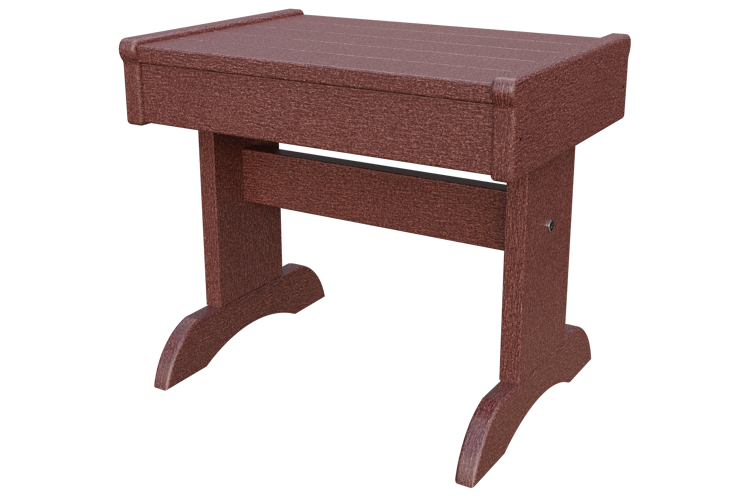 Patiova Recycled Plastic Adirondack Rectangular End Table - LEAD TIME TO SHIP 6 WEEKS OR LESS