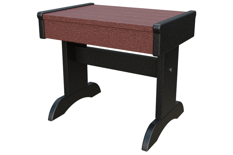 Patiova Recycled Plastic Adirondack Rectangular End Table - LEAD TIME TO SHIP 6 WEEKS OR LESS