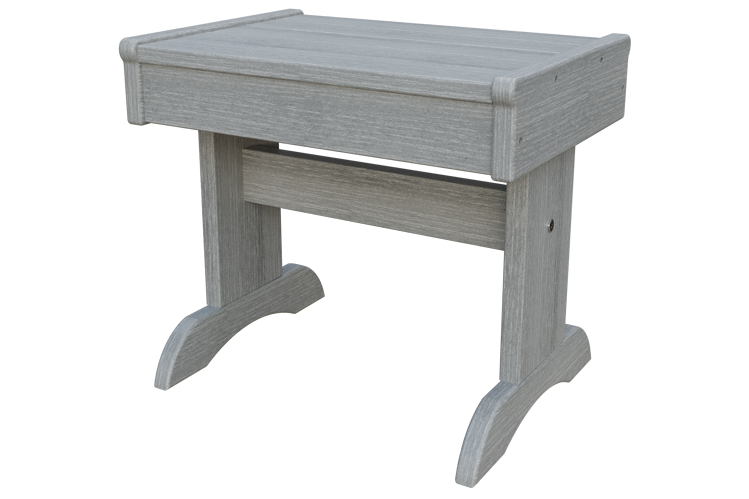 Patiova Recycled Plastic Adirondack Rectangular End Table - LEAD TIME TO SHIP 6 WEEKS OR LESS