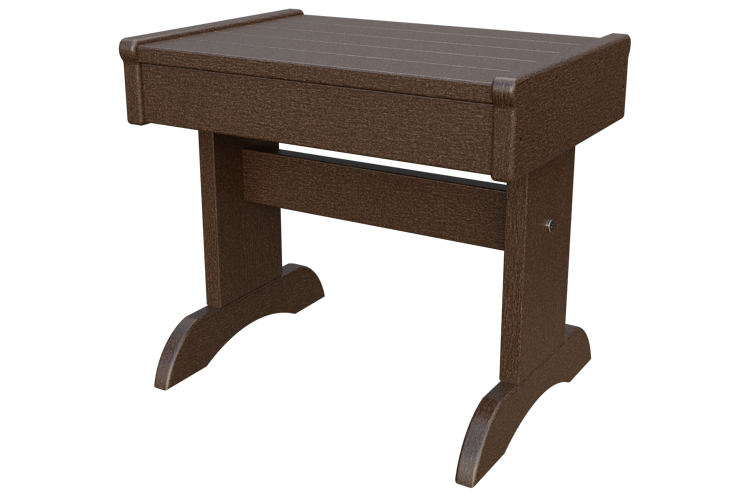 Patiova Recycled Plastic Adirondack Rectangular End Table - LEAD TIME TO SHIP 6 WEEKS OR LESS