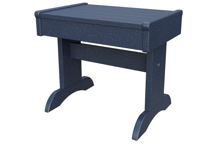 Patiova Recycled Plastic Adirondack Rectangular End Table - LEAD TIME TO SHIP 6 WEEKS OR LESS