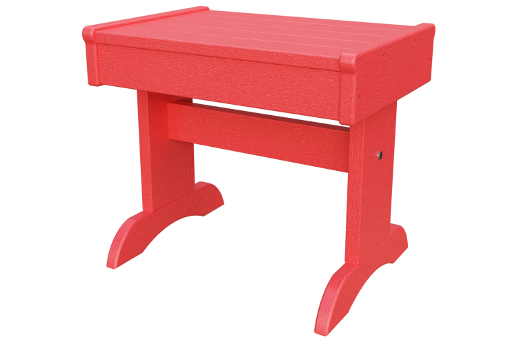 Patiova Recycled Plastic Adirondack Rectangular End Table - LEAD TIME TO SHIP 6 WEEKS OR LESS