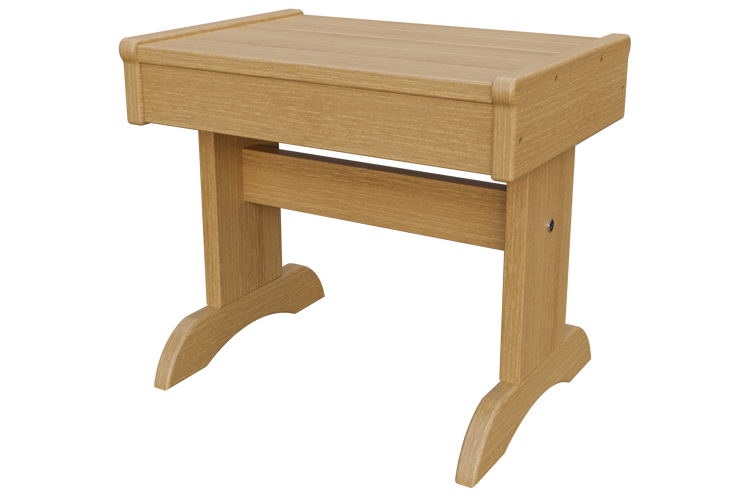 Patiova Recycled Plastic Adirondack Rectangular End Table - LEAD TIME TO SHIP 6 WEEKS OR LESS