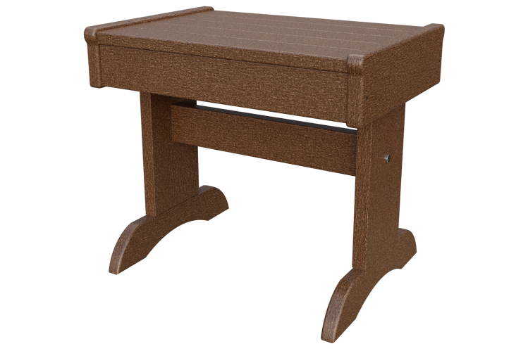 Patiova Recycled Plastic Adirondack Rectangular End Table - LEAD TIME TO SHIP 6 WEEKS OR LESS