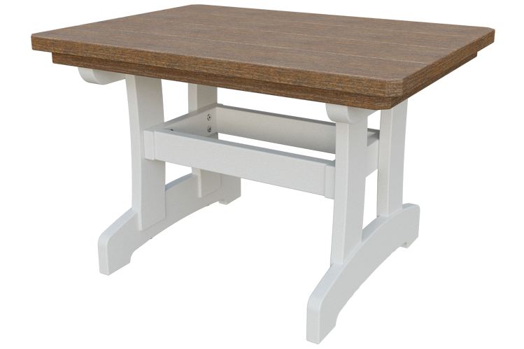 Patiova Recycled Plastic Adirondack Rectangle Coffee Table - LEAD TIME TO SHIP 6 WEEKS OR LESS