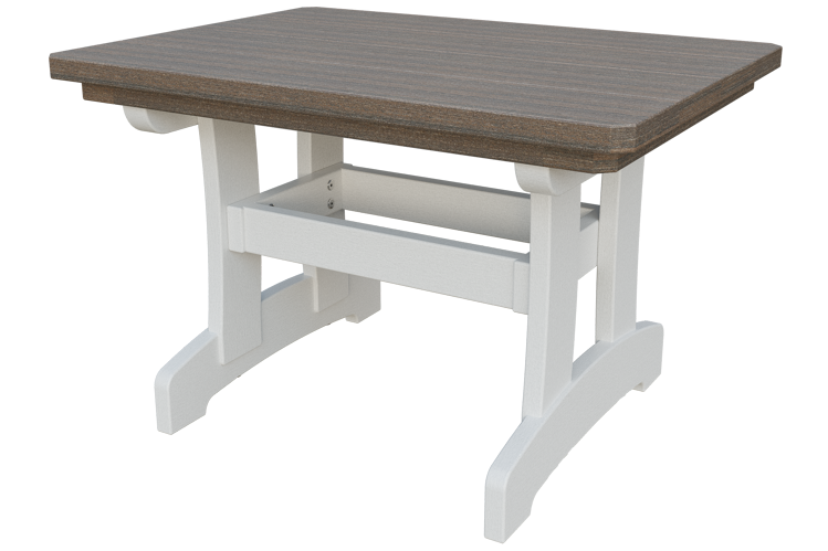 Patiova Recycled Plastic Adirondack Rectangle Coffee Table - LEAD TIME TO SHIP 6 WEEKS OR LESS