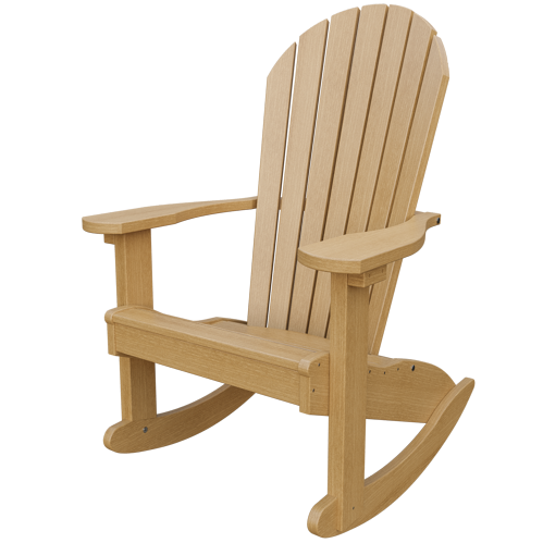 Patiova Recycled Plastic Adirondack Rocking Chair - LEAD TIME TO SHIP 4 WEEKS