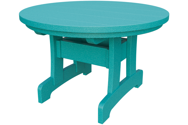 Patiova Recycled Plastic Adirondack Round Coffee Table - LEAD TIME TO SHIP 6 WEEKS OR LESS