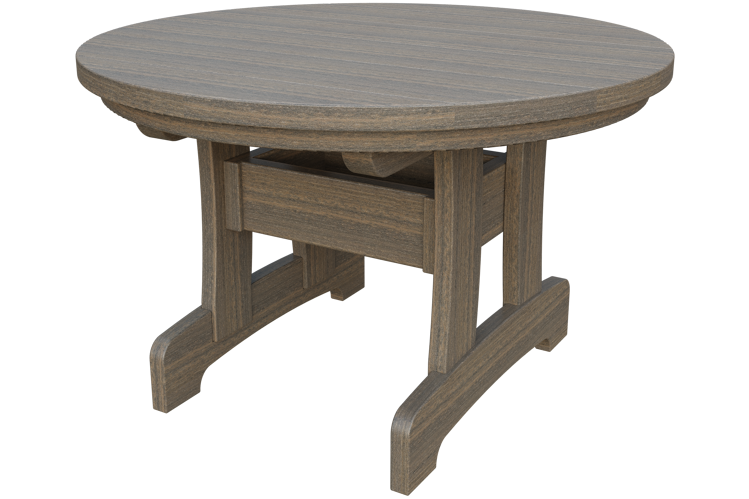 Patiova Recycled Plastic Adirondack Round Coffee Table - LEAD TIME TO SHIP 6 WEEKS OR LESS