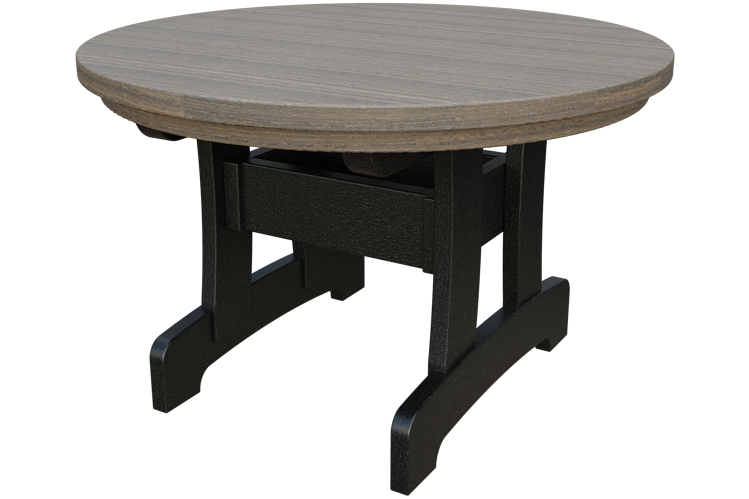 Patiova Recycled Plastic Adirondack Round Coffee Table - LEAD TIME TO SHIP 6 WEEKS OR LESS