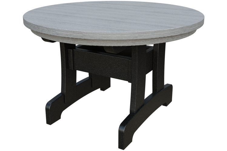 Patiova Recycled Plastic Adirondack Round Coffee Table - LEAD TIME TO SHIP 6 WEEKS OR LESS