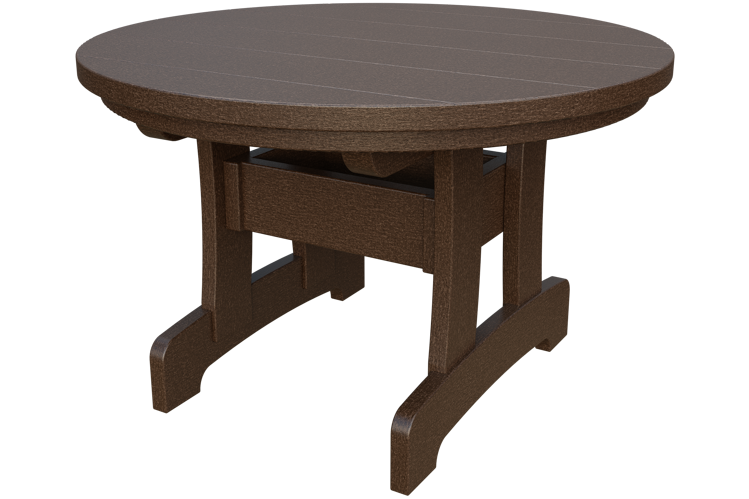 Patiova Recycled Plastic Adirondack Round Coffee Table - LEAD TIME TO SHIP 6 WEEKS OR LESS