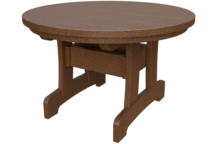 Patiova Recycled Plastic Adirondack Round Coffee Table - LEAD TIME TO SHIP 6 WEEKS OR LESS