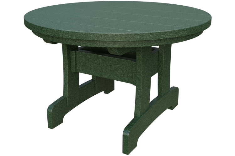 Patiova Recycled Plastic Adirondack Round Coffee Table - LEAD TIME TO SHIP 6 WEEKS OR LESS