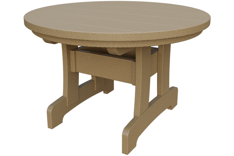 Patiova Recycled Plastic Adirondack Round Coffee Table - LEAD TIME TO SHIP 6 WEEKS OR LESS