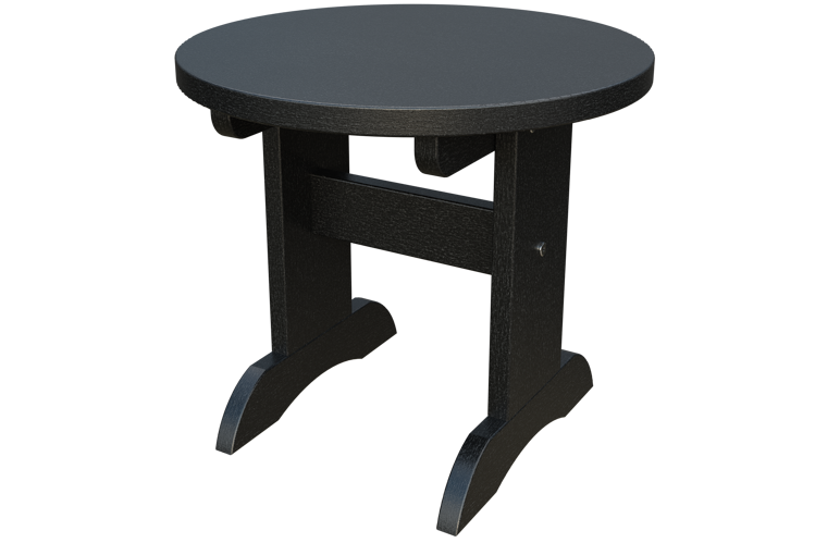 Patiova Recycled Plastic Adirondack Round End Table - LEAD TIME TO SHIP 6 WEEKS OR LESS