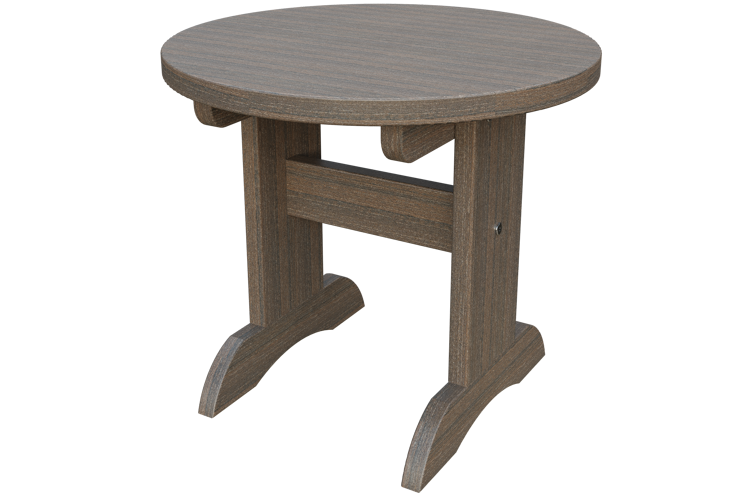 Patiova Recycled Plastic Adirondack Round End Table - LEAD TIME TO SHIP 6 WEEKS OR LESS