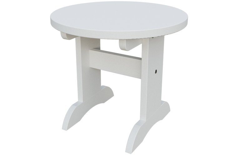 Patiova Recycled Plastic Adirondack Round End Table - LEAD TIME TO SHIP 6 WEEKS OR LESS