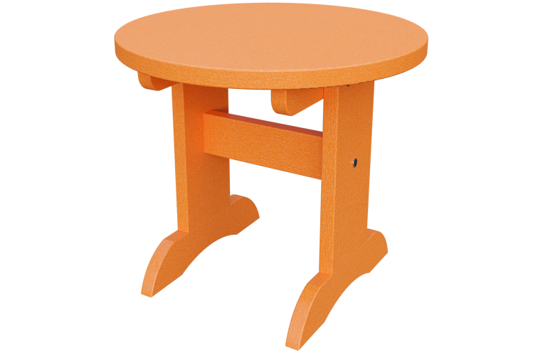 Patiova Recycled Plastic Adirondack Round End Table - LEAD TIME TO SHIP 6 WEEKS OR LESS